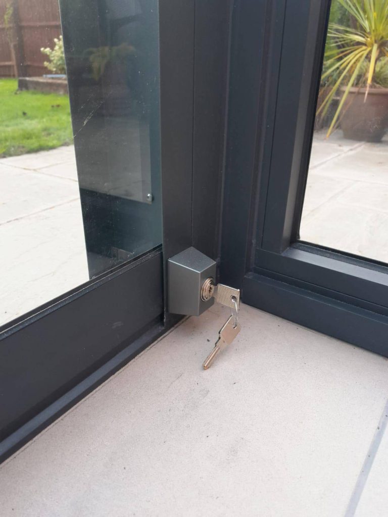 Glass Doors lock on sliding glass doors