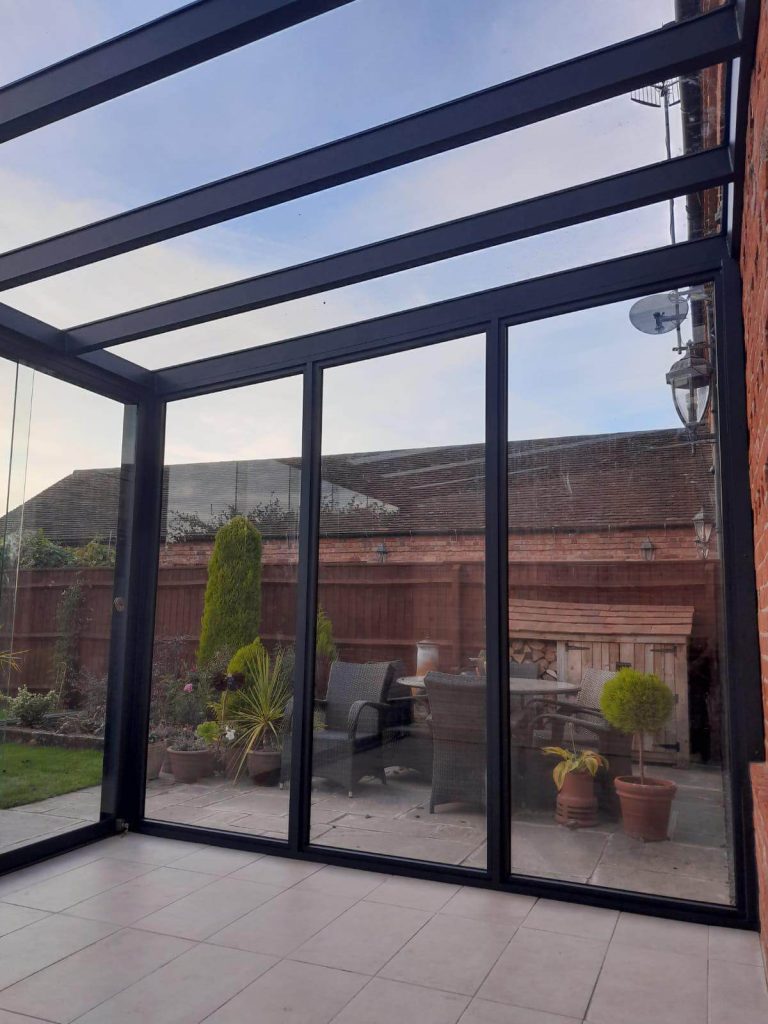 Verandas pigato fixed glass sides